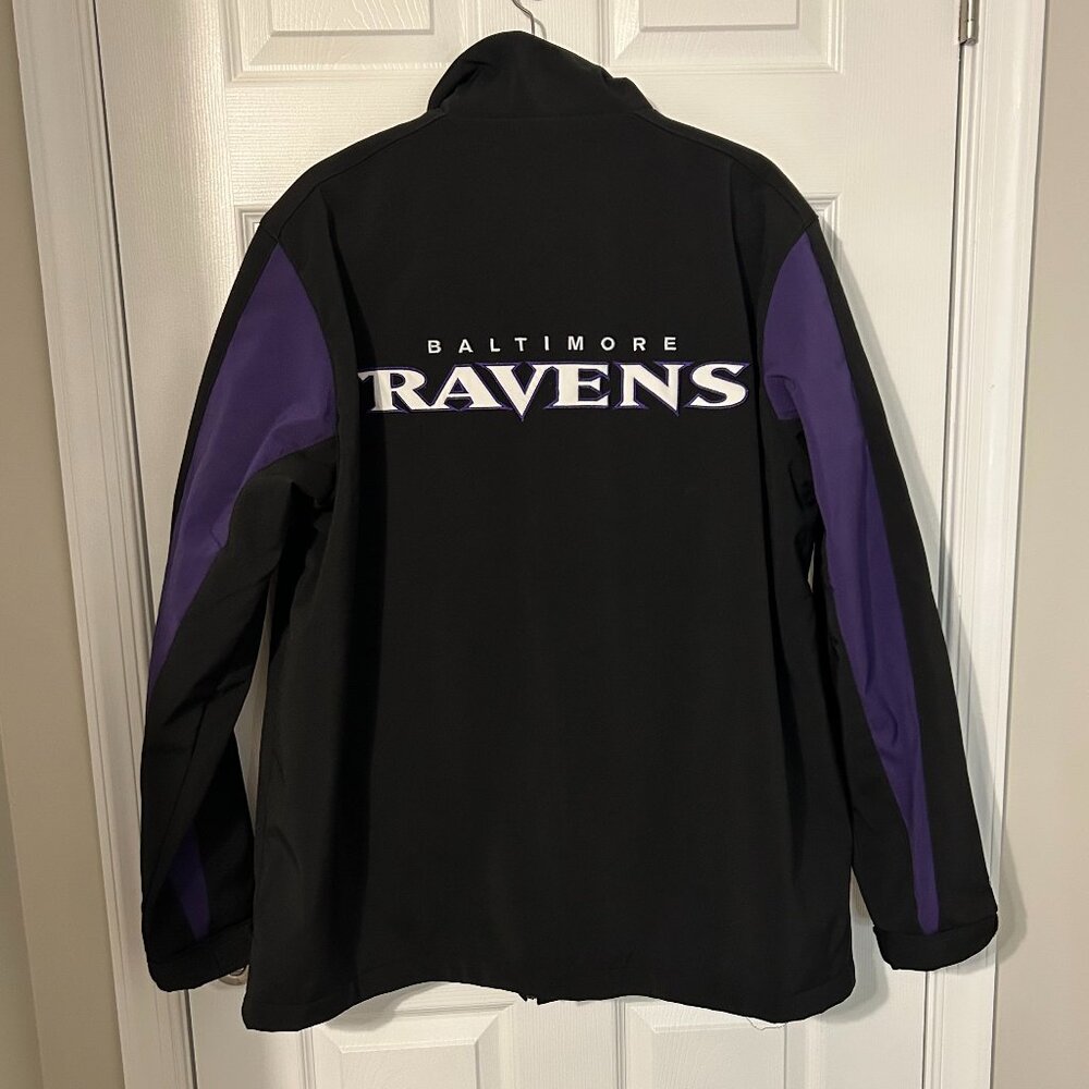 NFL Baltimore‎ Ravens Full Zip Jacket, men's XXL - Picture 5 of 11